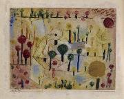 Paul Klee Abstract-imaginary garden Germany oil painting artist